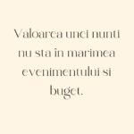 adevaruri despre organizarea nuntii bucuresti